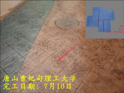 曹妃甸理工大學(xué)壓花地坪